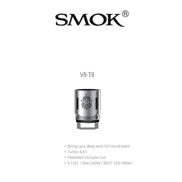SMOK TFV8 V8-T8 COILS