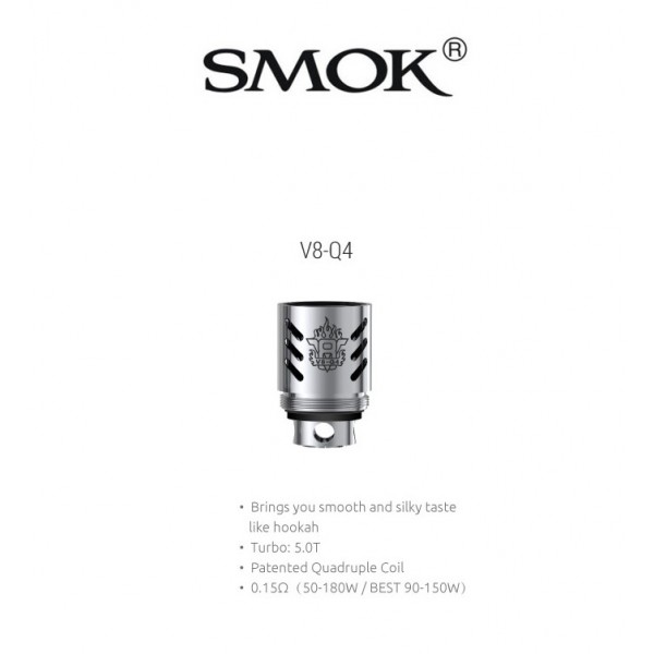 SMOK TFV8 V8-Q4 COILS