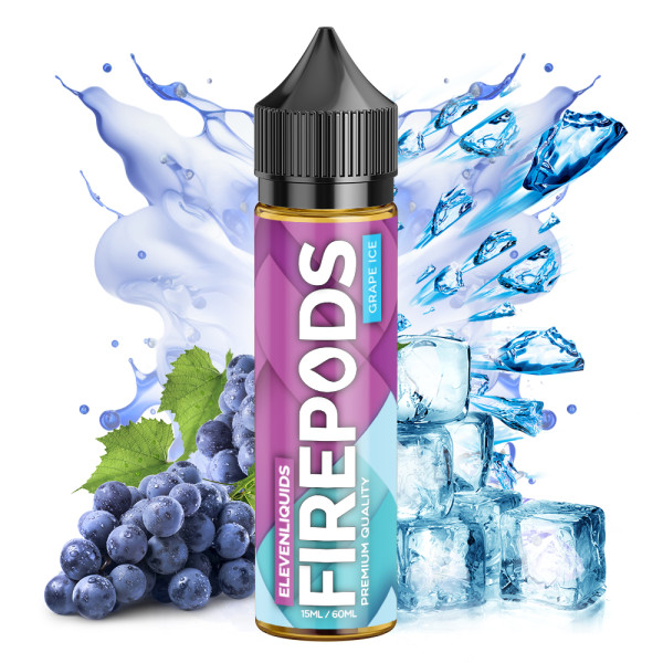 FIREPODS GRAPE ICE FLAVOR SHOT BY ELEVEN 60ML