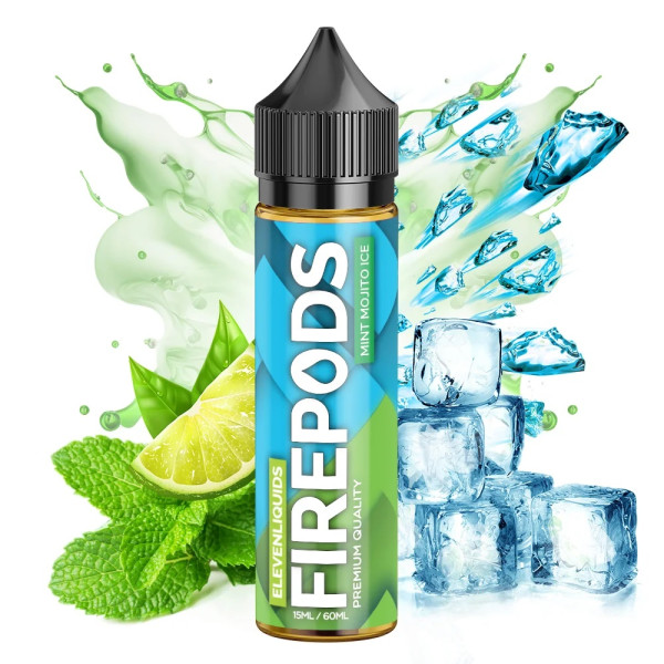 FIREPODS MINT MOJITO ICE FLAVOR SHOT BY ELEVEN 60ML